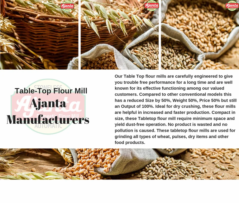 Table top flour mill in Bihar