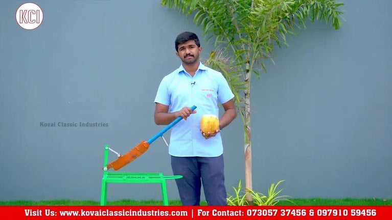 ટેન્ડર કોકોનટ કટિંગ મશીન
