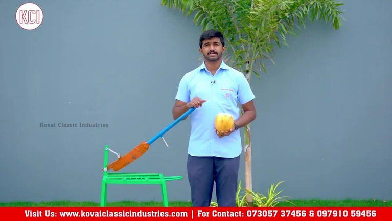 ટેન્ડર કોકોનટ કટિંગ મશીન