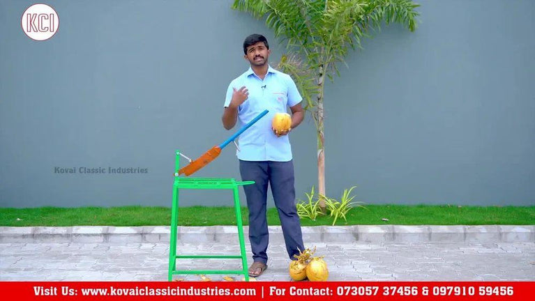 ટેન્ડર કોકોનટ કટિંગ મશીન