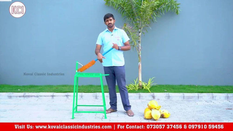 ટેન્ડર કોકોનટ કટિંગ મશીન