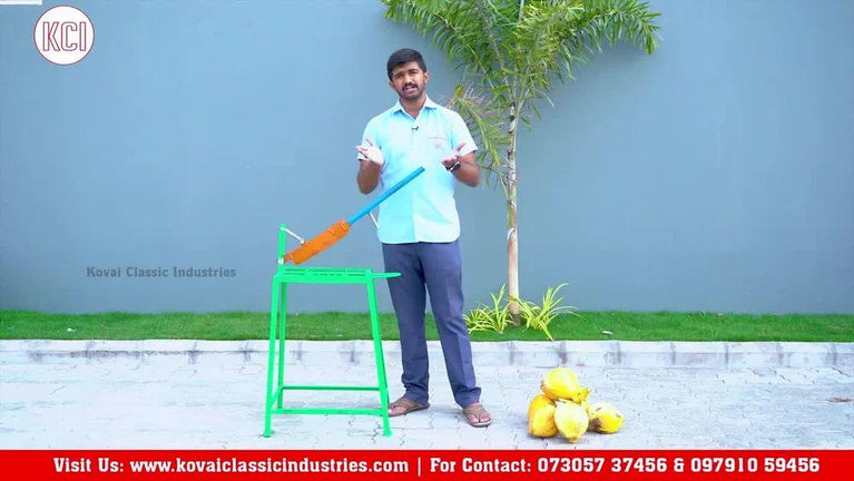 ટેન્ડર / પરિપક્વ કોકોનટ પંચ કમ સ્પ્લિટર