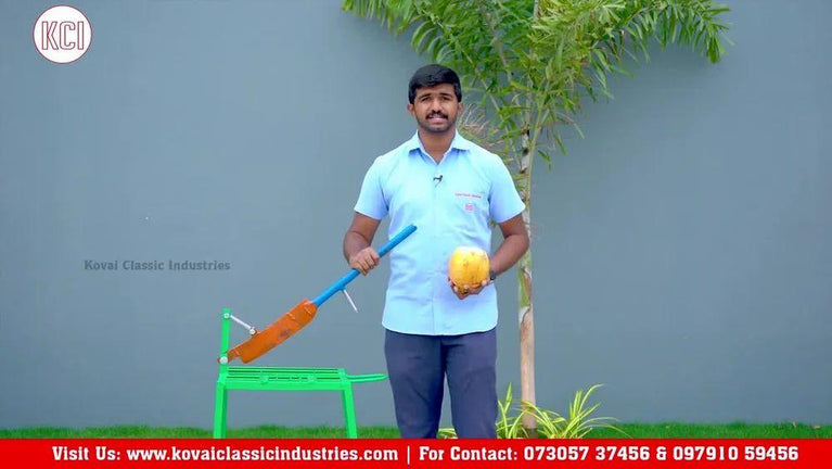 ટેન્ડર / પરિપક્વ કોકોનટ પંચ કમ સ્પ્લિટર