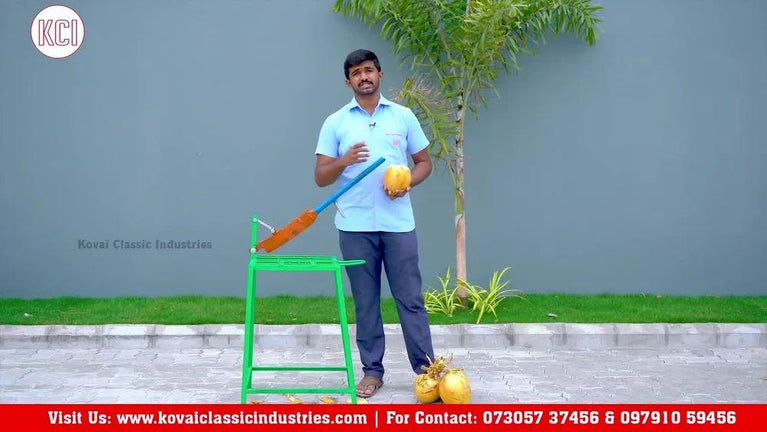 ટેન્ડર / પરિપક્વ કોકોનટ પંચ કમ સ્પ્લિટર