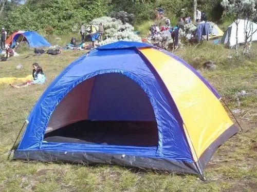 Tent 4 Person - Picnic Hiking Camping Portable Waterproof Dome Tent With Carry Bag