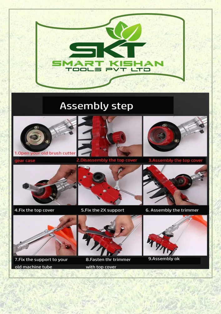 Tiller Attachment For Brush Cutter