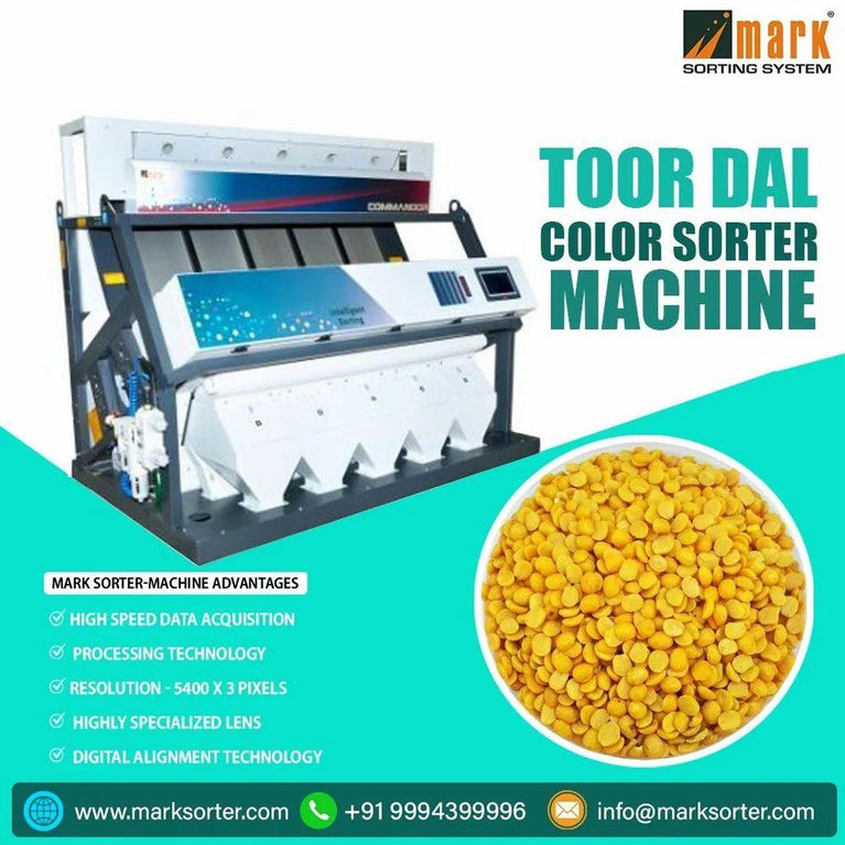 Toor Dal Color Sorter Machine / Dal Sorting Machine / Pulses Sorting Machine
