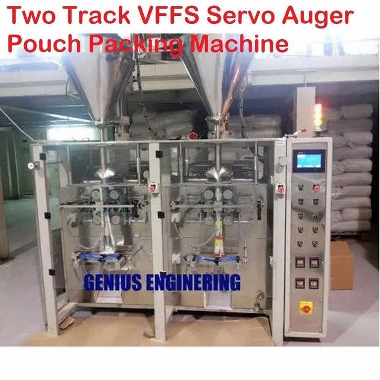 Two Track VFFS Servo Auger Pouch Packing Machine