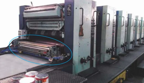 UV Coating Attachment On Offset Press