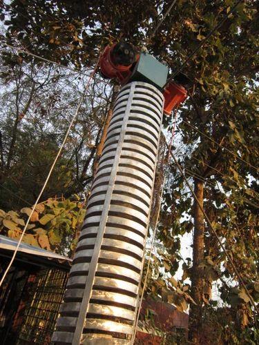 Unbalance Motorized Spiral Elevator