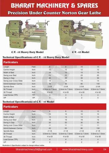 Under Counter Lathe Machine