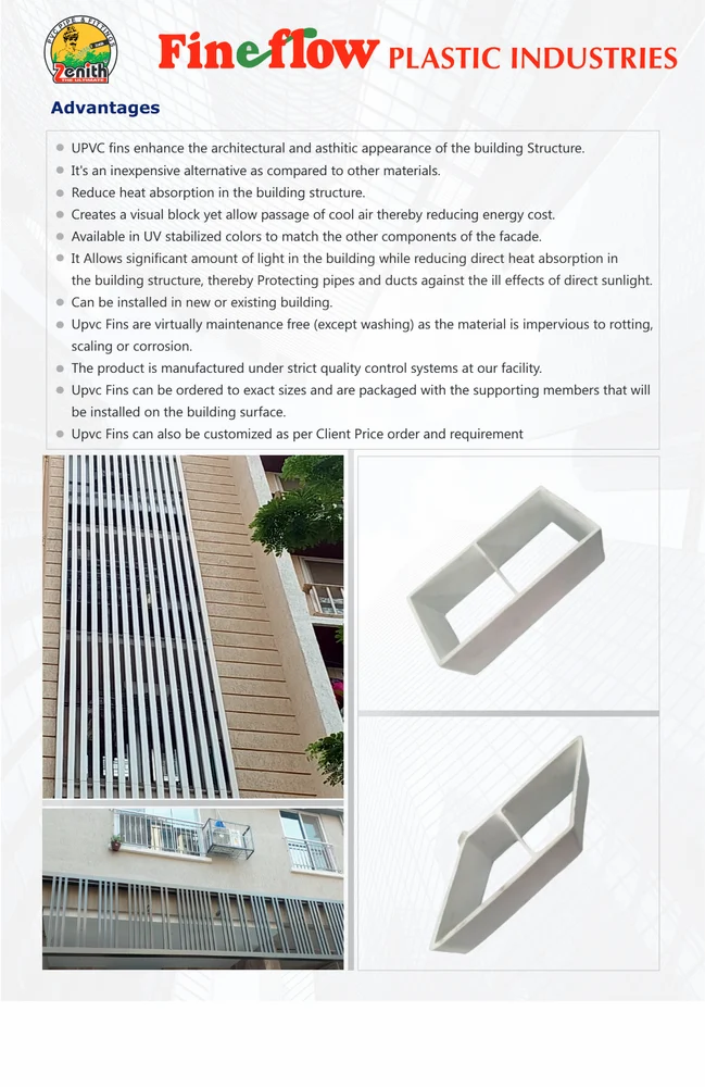 Upvc Building Fins