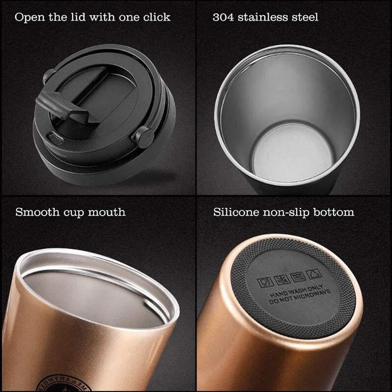 VACUUM INSULATED COFFEE CUP