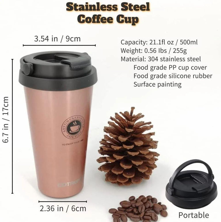 VACUUM INSULATED COFFEE CUP