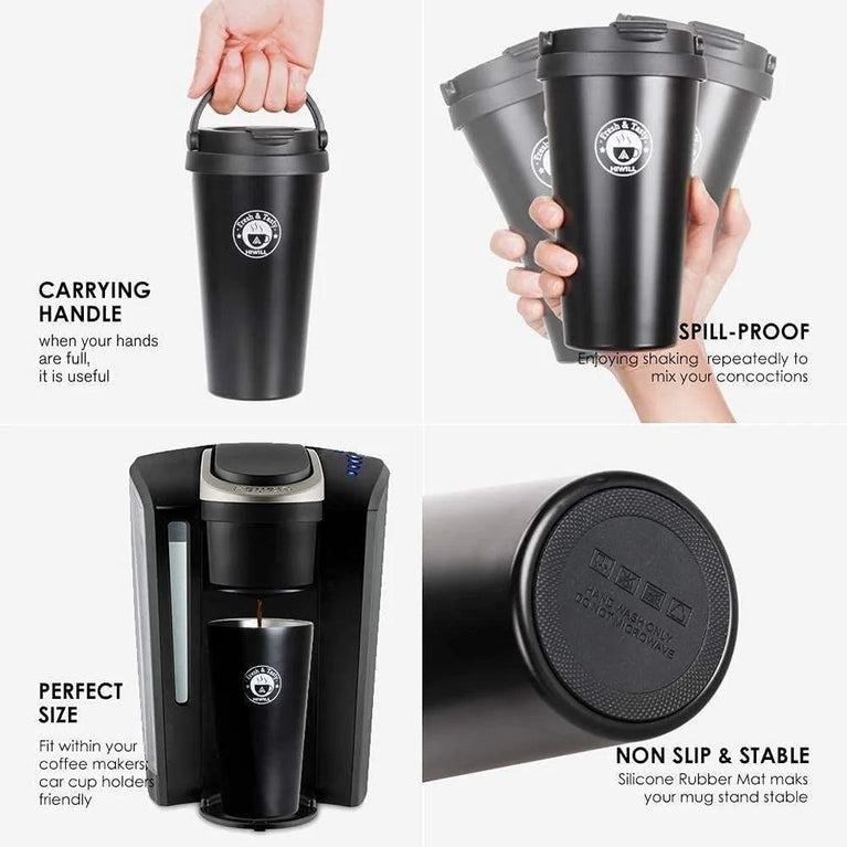 VACUUM INSULATED COFFEE CUP