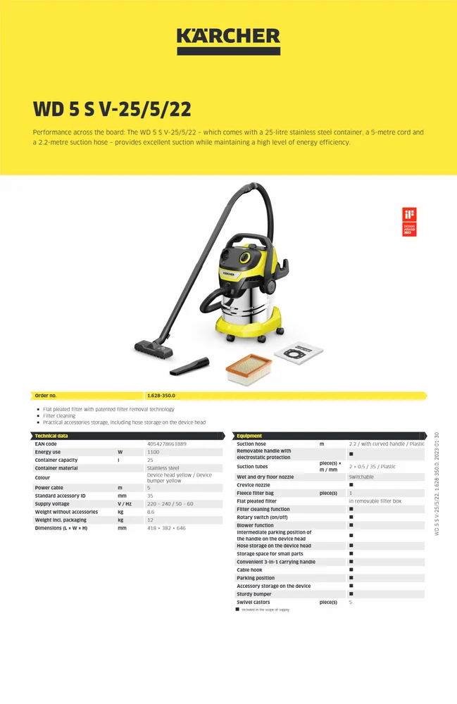 Vacuum Cleaner-WD5 SV