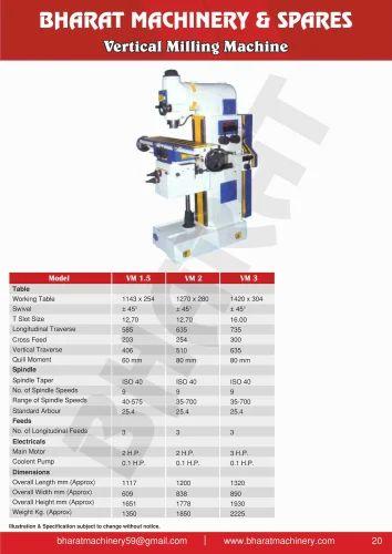 Vertical Milling Machine