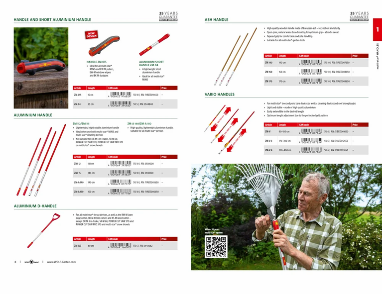 WOLF GARTEN AERATOR (BI-M) 3.5cm