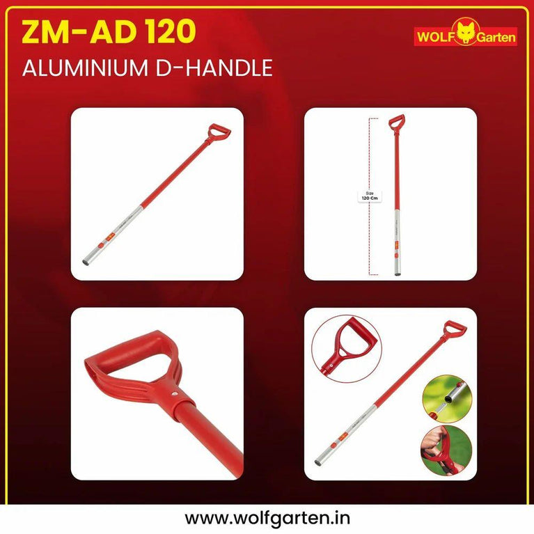 વુલ્ફ ગાર્ટન એલ્યુમિનિયમ ડી-હેન્ડલ (ZM-AD 120)
