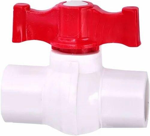 White UPVC Valve