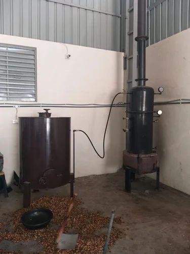 વુડ ફાયર્ડ 200 KG/HR વર્ટિકલ સ્ટીમ બોઈલર