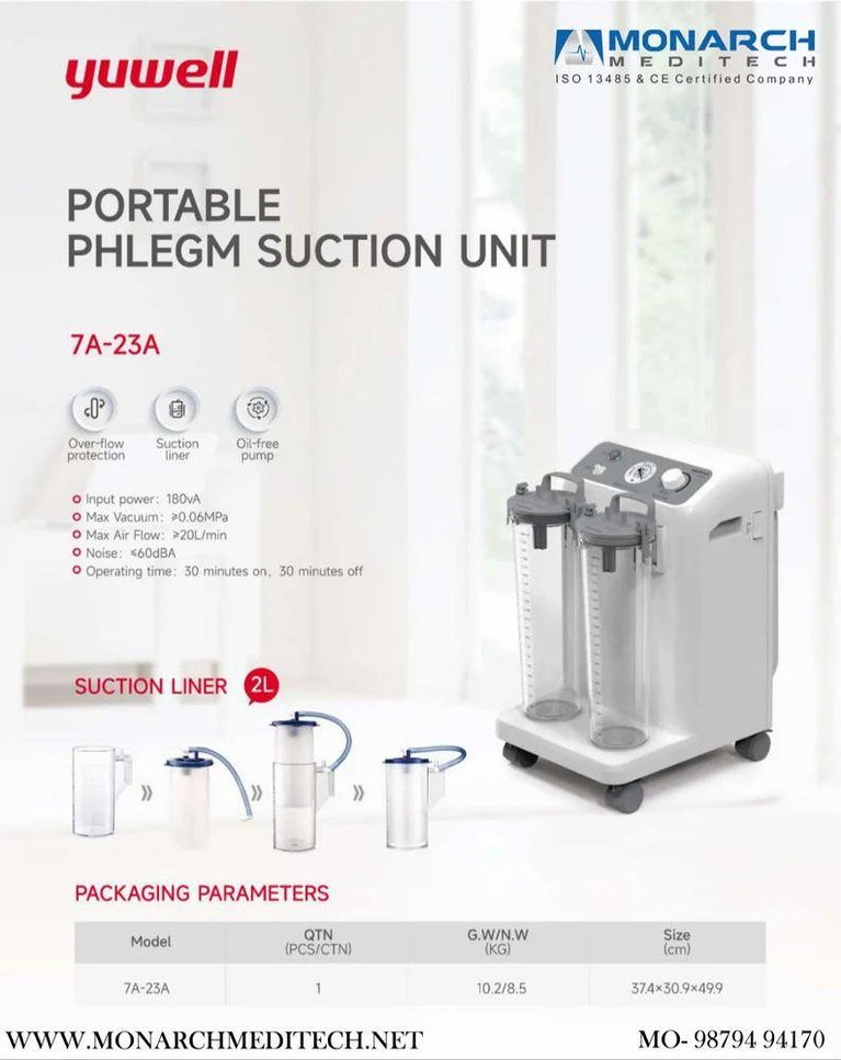 Yuwell 7A-23A Suction Machine