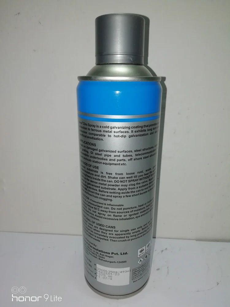 Zinc Metal Spray