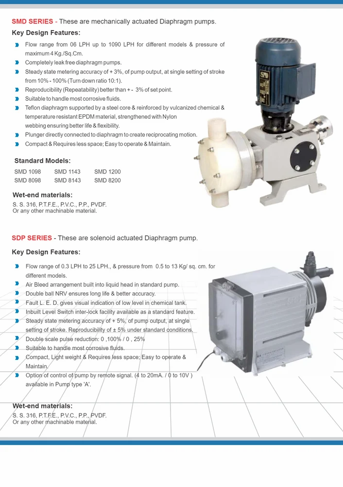 boiler chemical dosing pump