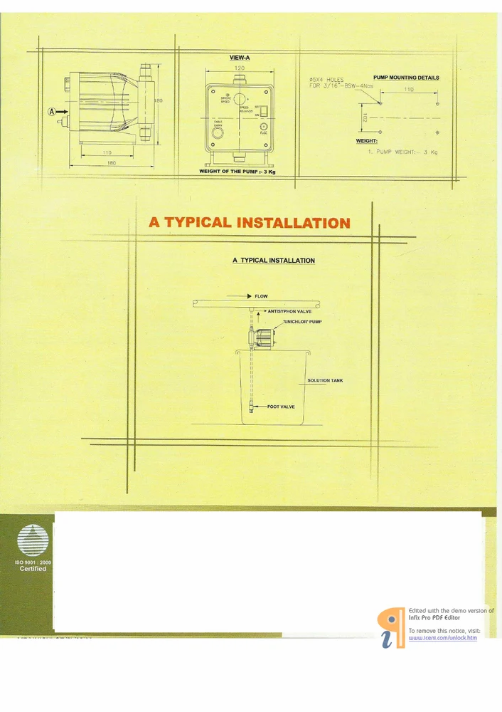 milton roy v 12 dosing Pump