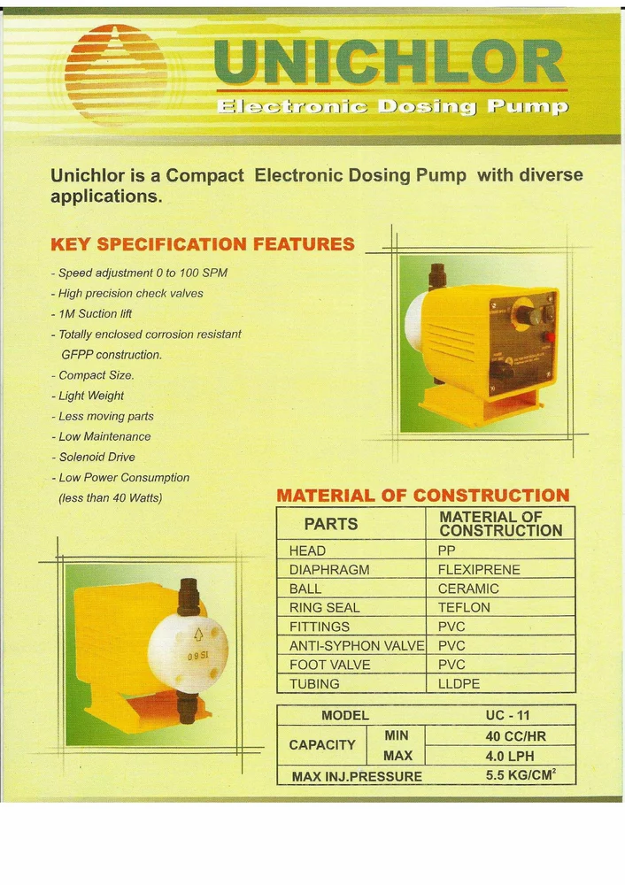 milton roy v 12 dosing Pump