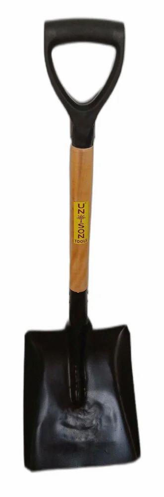 Square Mouth Shovel with Metal Shaft