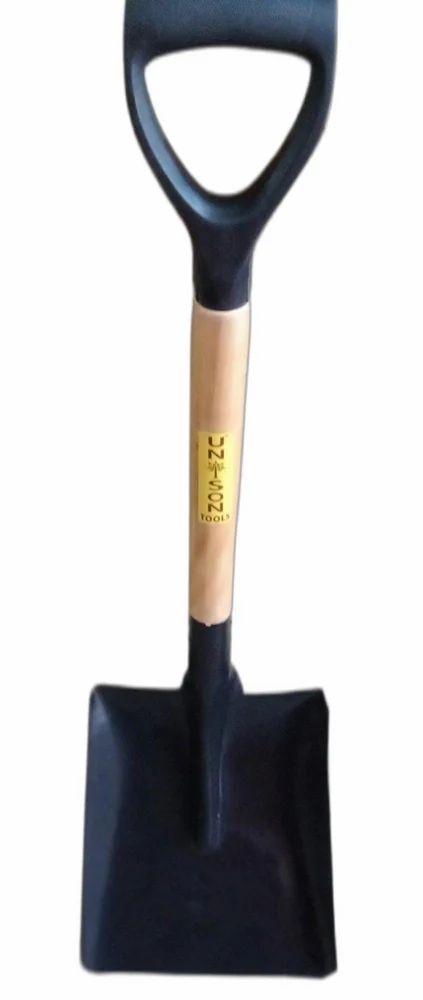 Square Mouth Shovel with Metal Shaft