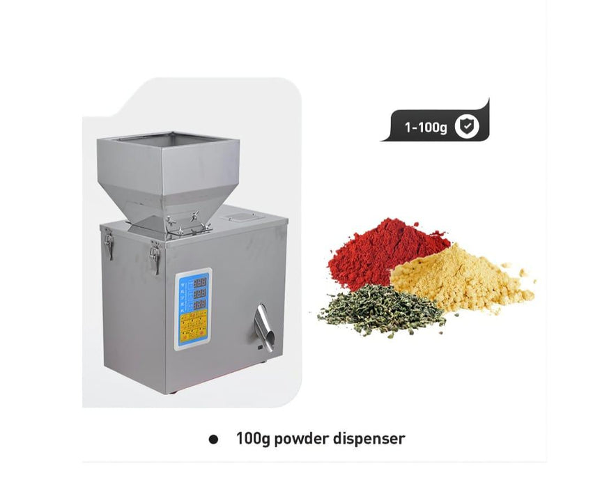 powder filling machine 100gms with single phase - Shriram Associates